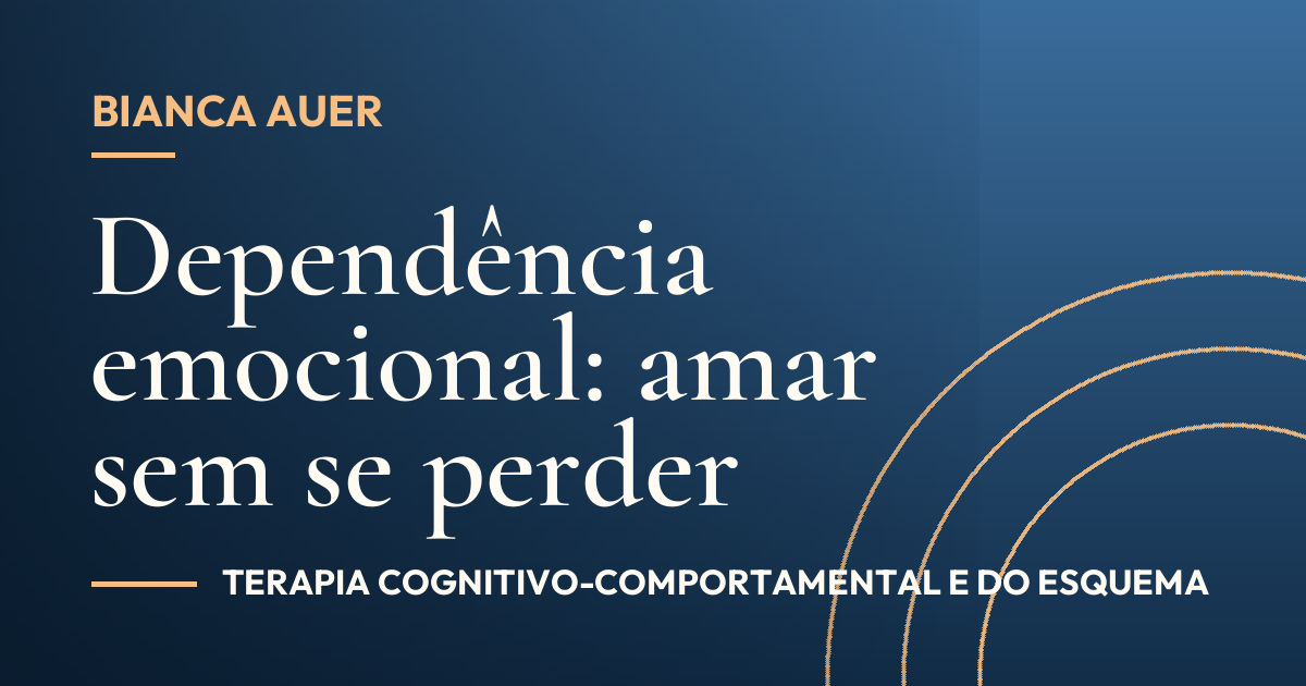 Dependência emocional: amar sem se perder