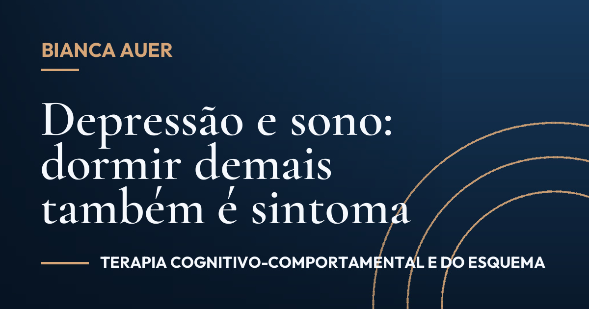 Depressão e sono: dormir demais também é sintoma